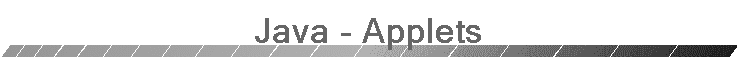 Java - Applets